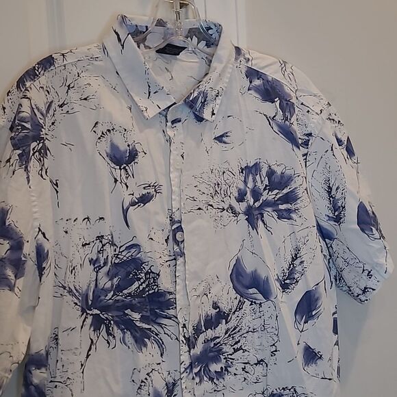 Verdon sz L mens button front collared shirt - Picture 2 of 7